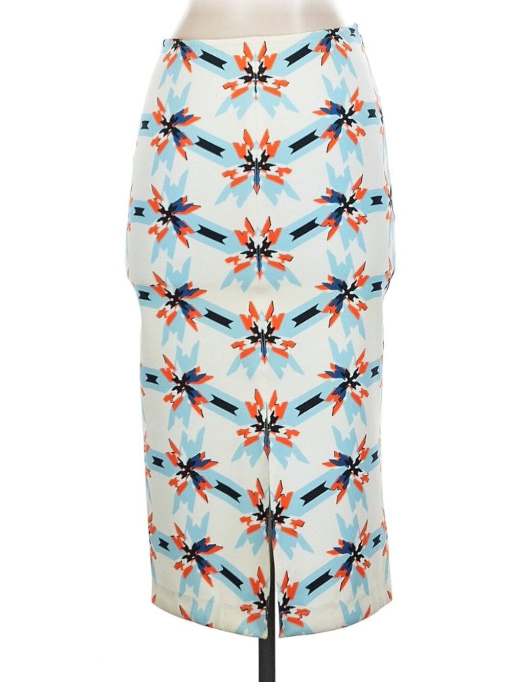 Tanya Taylor Bundy Pencil Skirt Corpcore Office Siren Pinwheel Abstract Artsy 4 - Picture 8 of 11